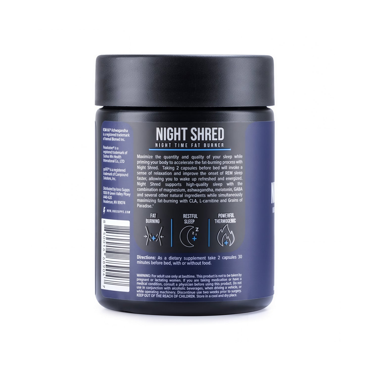 InnoSupps Night Shred 60 Capsules